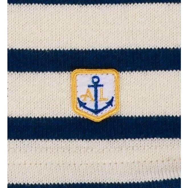 Mariniere Heritage Sweatshirt in Nature/Deep Navy