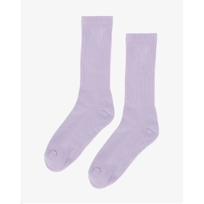 Organic Active Sock in Soft Lavender