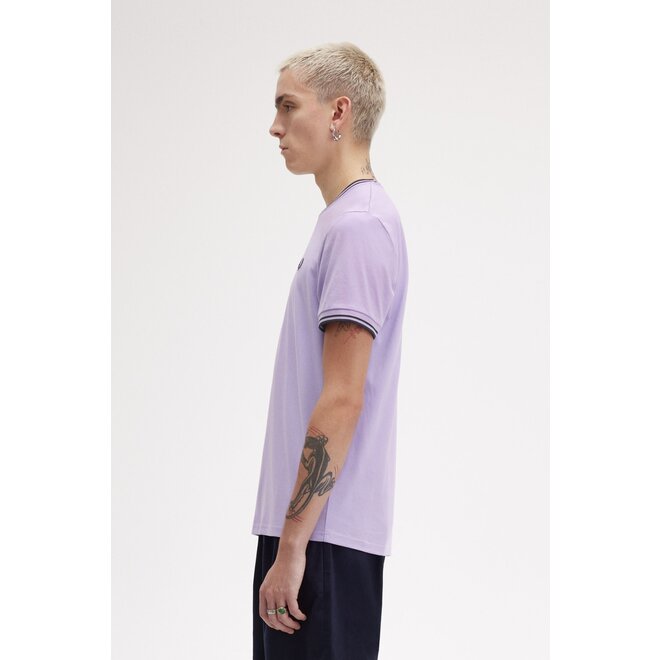 Twin Tipped T-Shirt in Ultra Violet/Navy