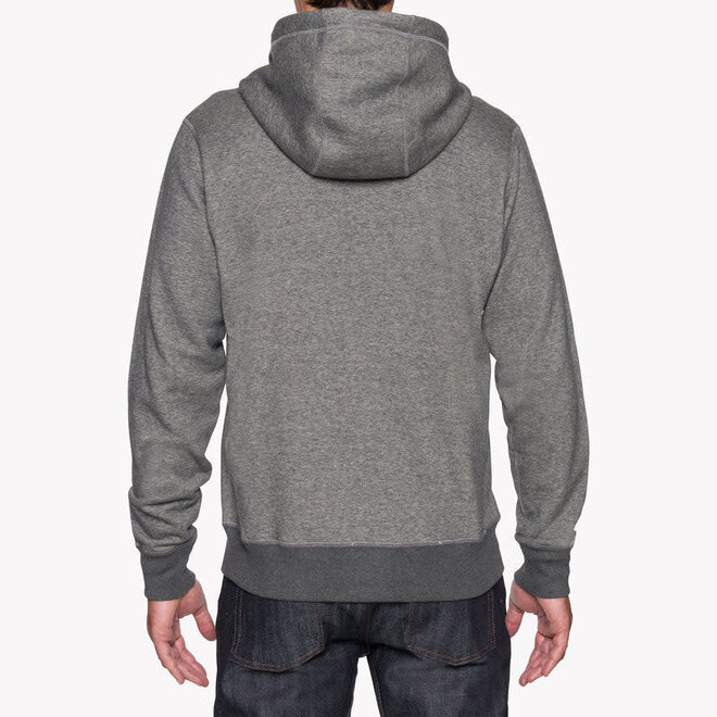 Heavyweight Terry Zip Hoodie in Charcoal