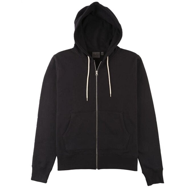 Heavyweight Terry Zip Hoodie in Navy