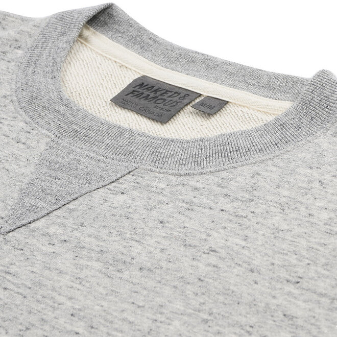 Heavyweight Terry Crewneck Sweatshirt in Grey