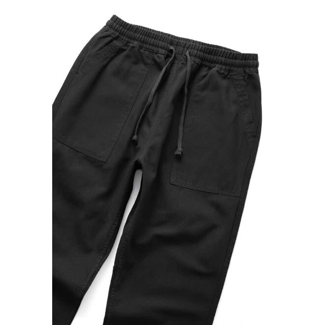 Canvas Chef Pant in Black