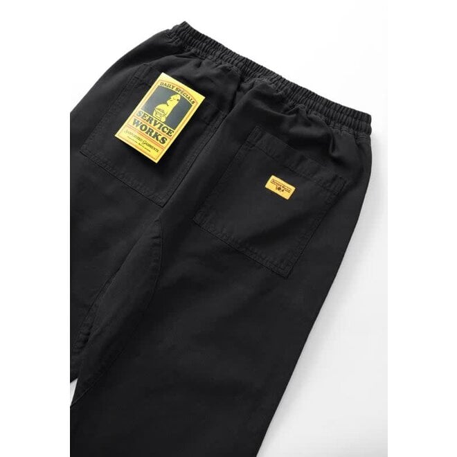 Canvas Chef Pant in Black