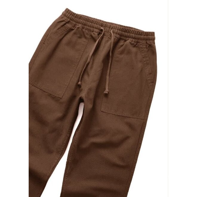 Canvas Chef Pant in Brown