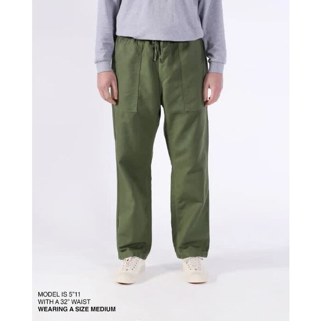 Canvas Chef Pant in Brown