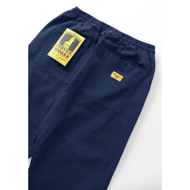 Canvas Chef Pant in Navy