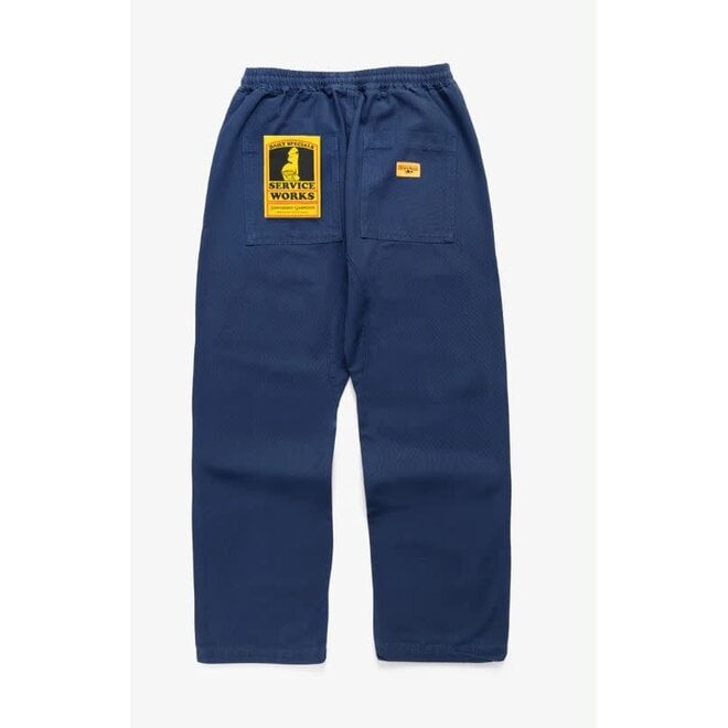 Canvas Chef Pant in Navy