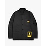 Canvas Coverall Jacket in Black