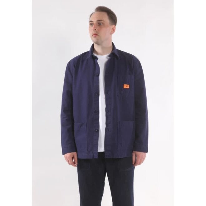 Canvas Coverall Jacket in Navy