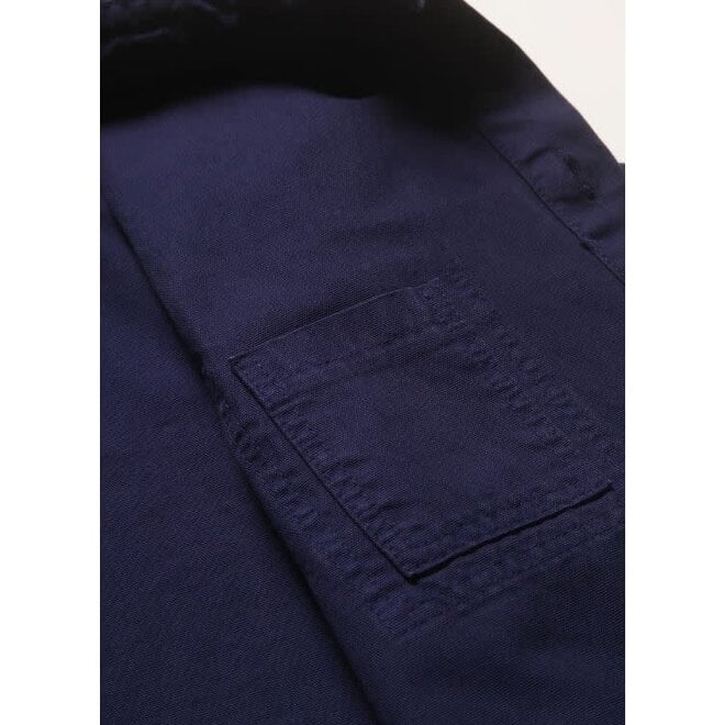 Canvas Coverall Jacket in Navy