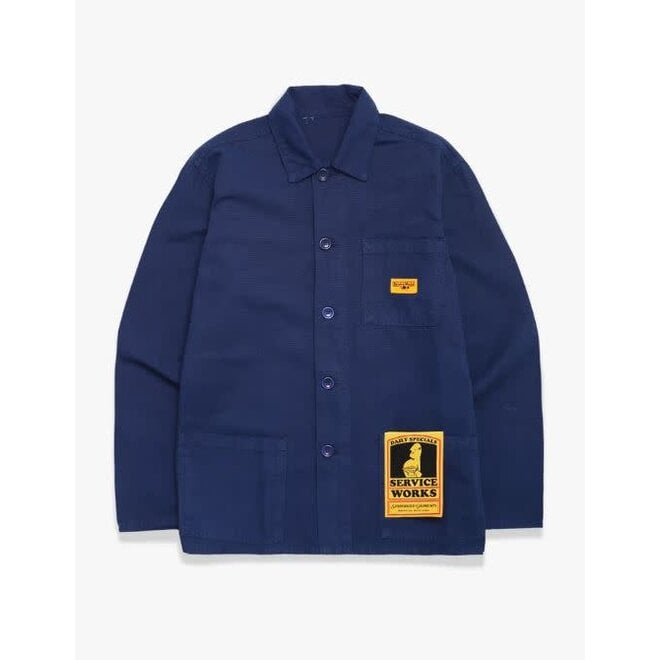 Canvas Coverall Jacket in Navy