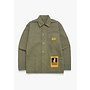 Canvas Coverall Jacket in Olive