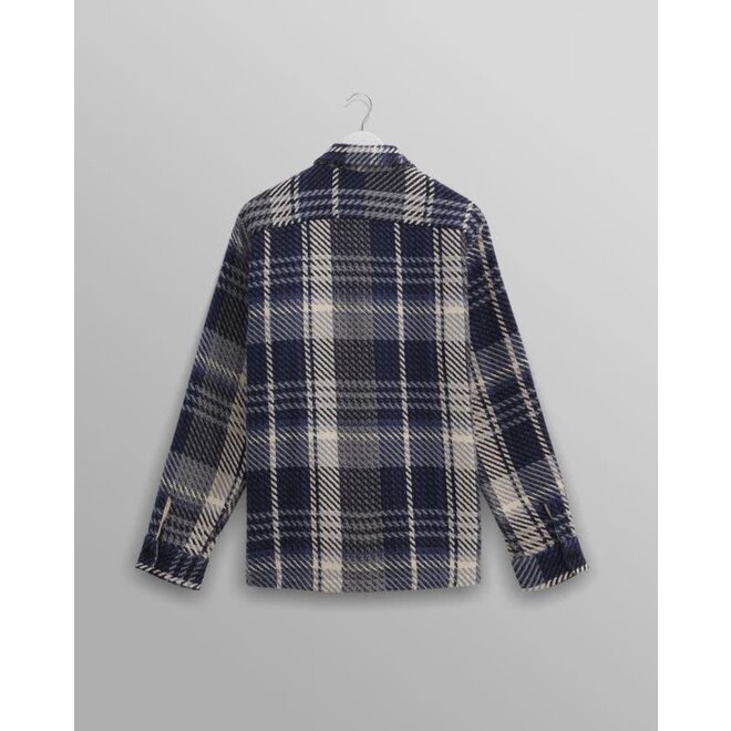 Whiting Overshirt in Navy Check