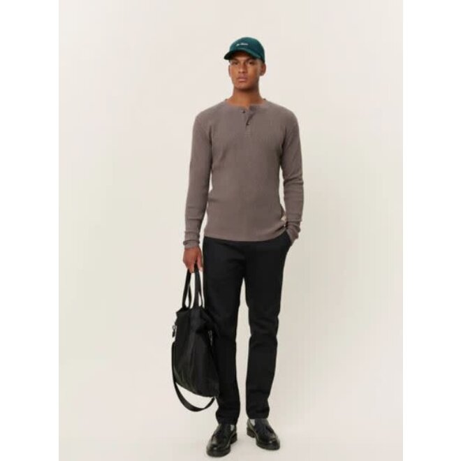 Dan LS T-Shirt in Grey Melange