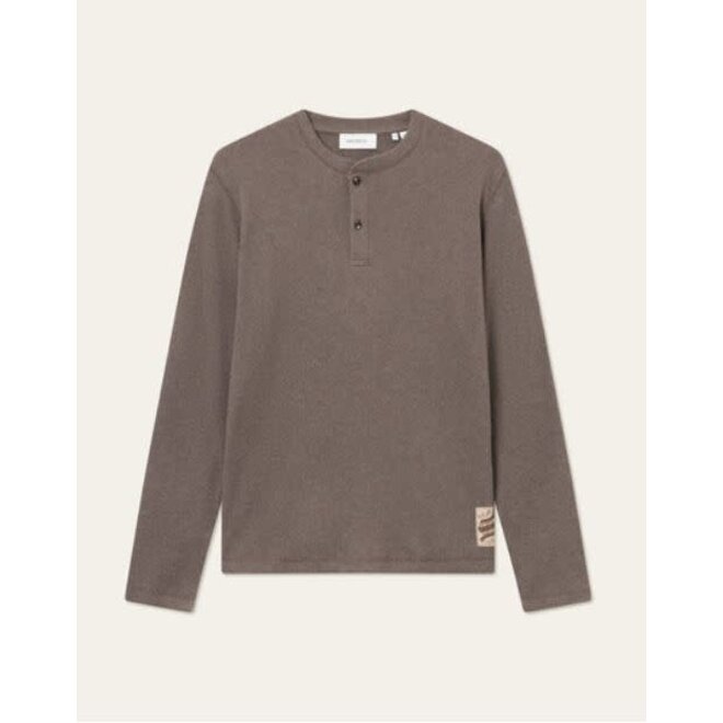 Dan LS T-Shirt in Grey Melange