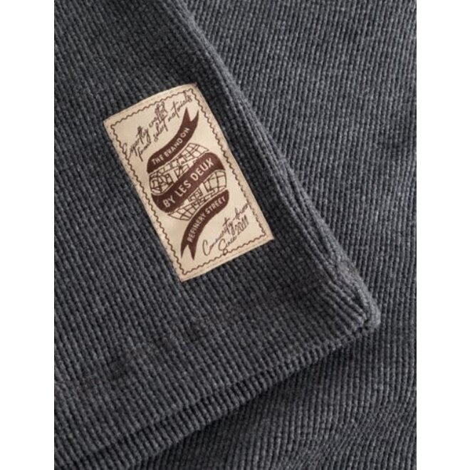 Dan LS T-Shirt in Charcoal Melange