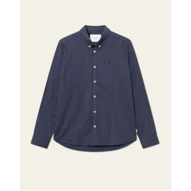 Desert Reg Shirt in Dark Navy Melange