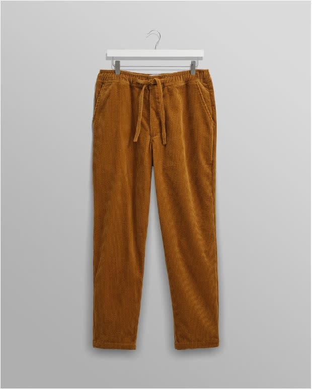 Kurt Trouser in Ochre Jumbo Cord - Eastwood Ave. Menswear