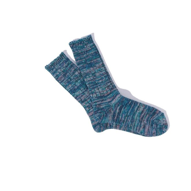5 Colour Crew Mix in Blue
