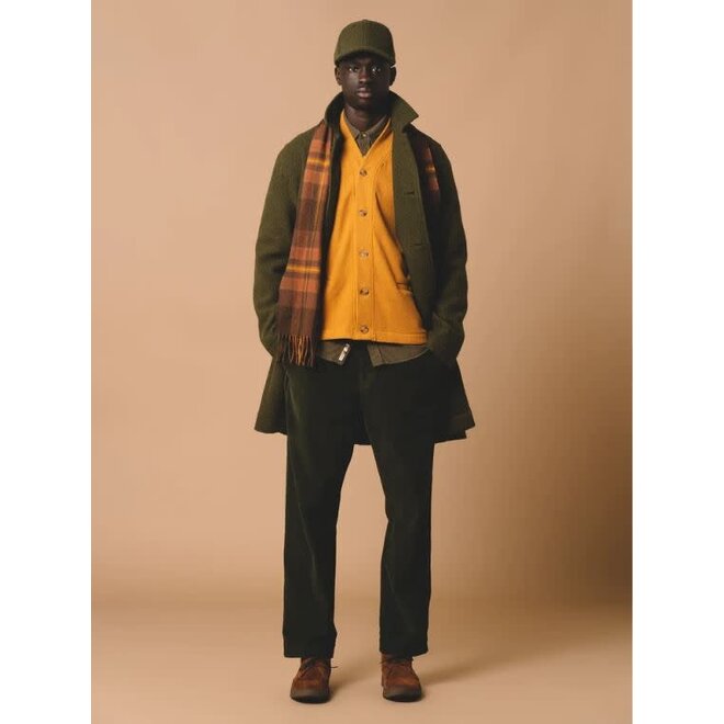 Dunbar Scarf in Peat / Rust Check