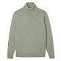 Makers Stitch Polo Neck Jumper in Apple