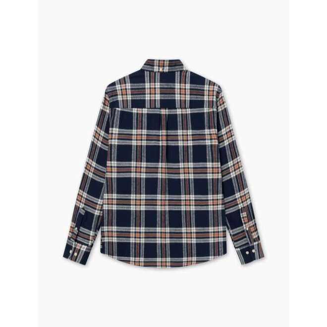 Hornet Flannel Shirt in Navy