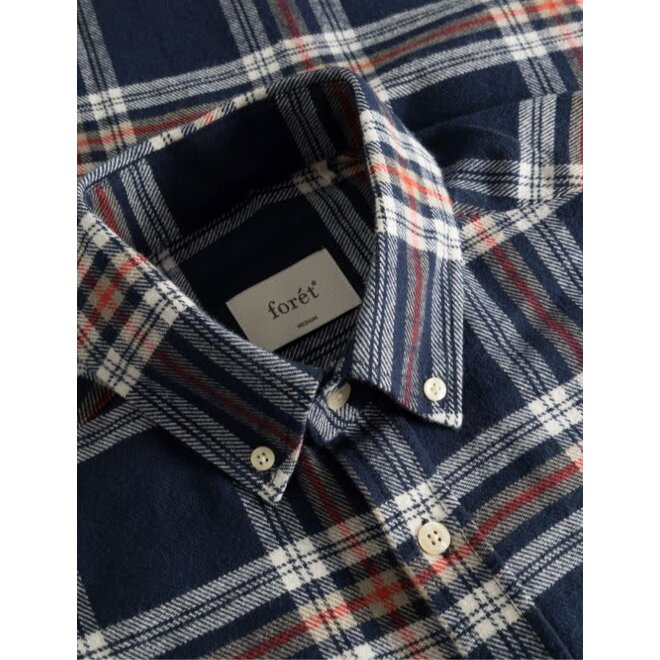 Hornet Flannel Shirt in Navy