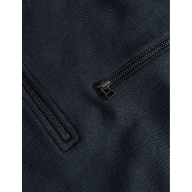 Log Half Zip Sweatshirt in Navy