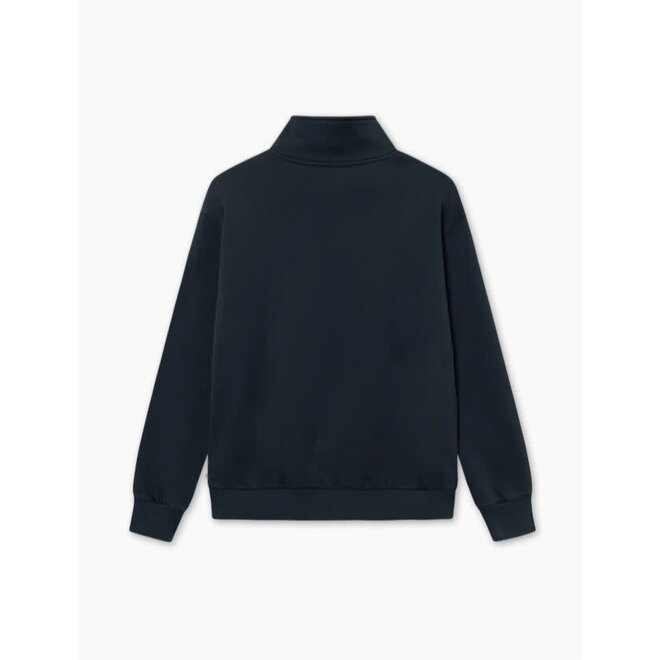 Log Half Zip Sweatshirt in Navy