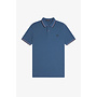 Twin Tipped Fred Perry Shirt in Midnight Blue/Ultra Violet/Navy