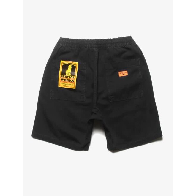 Canvas Chef Shorts in Black