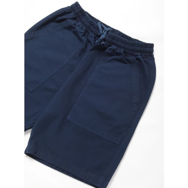 Canvas Chef Shorts in Navy