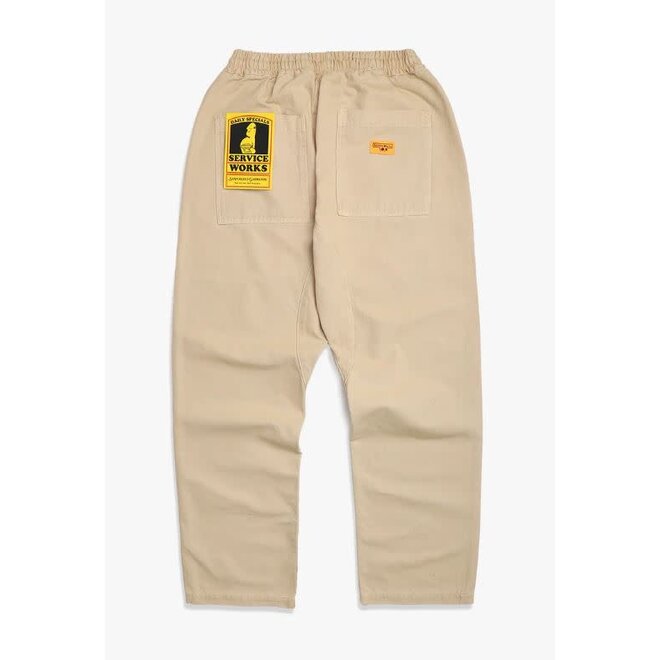 Canvas Chef Pant in Khaki
