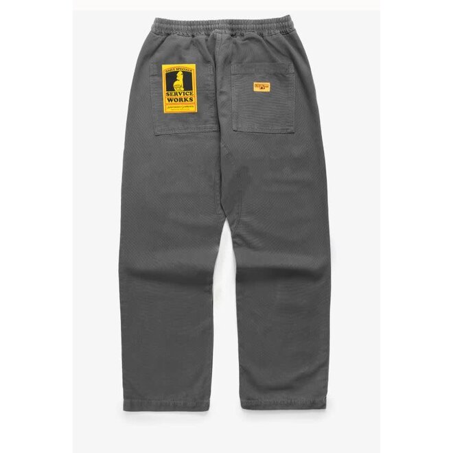Canvas Chef Pant in Grey