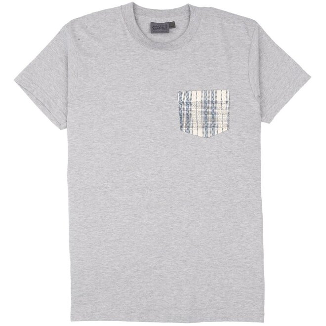 Pocket Tee in Heather Grey