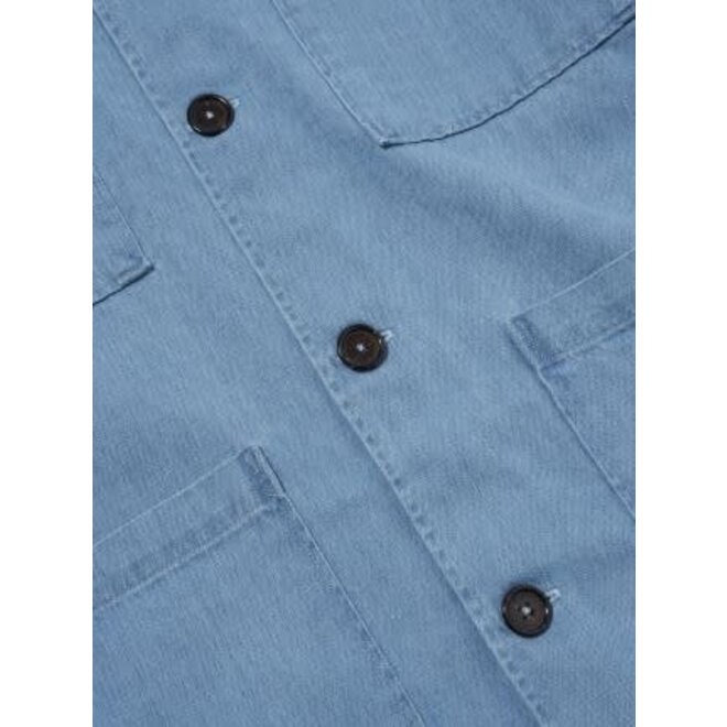 Dockside Jacket in Washed Indigo Denim