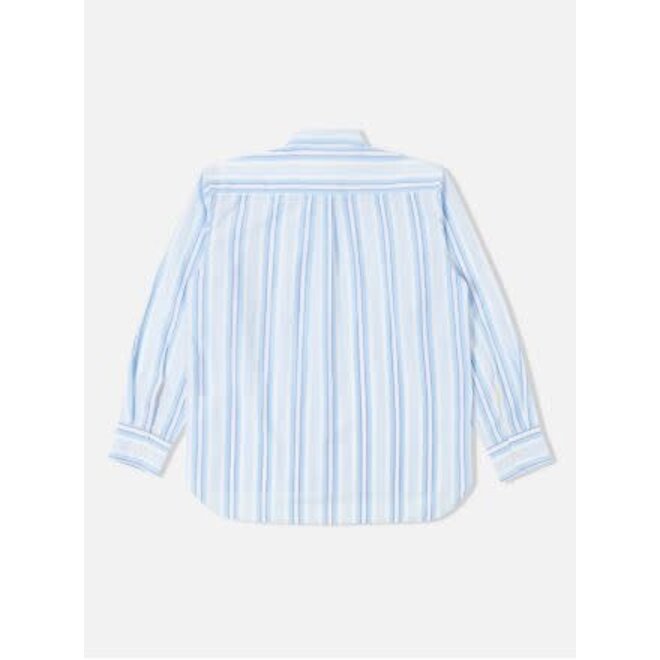 Lazy Day Shirt in White/Blue