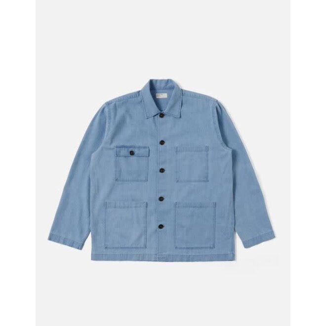Dockside Jacket in Washed Indigo Denim