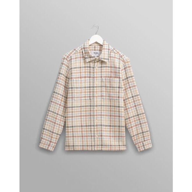 Whiting Overshirt in Ecru/Multi Yard Check