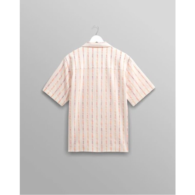 Didcot Shirt in Ecru Stripes