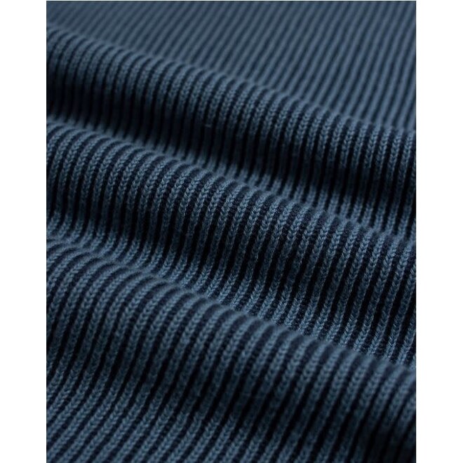 Velzy Cardigan in Navy/Helio Stripe