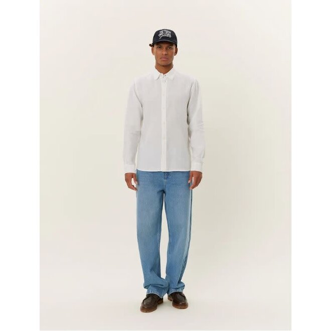 Kristian Linen Shirt in White