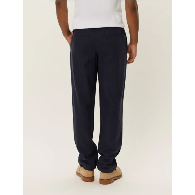 Patrick Linen Pants in Dark Navy