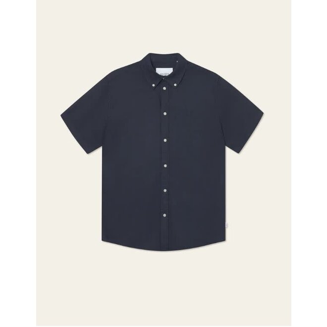 Kris Linen Shirt in Dark Navy
