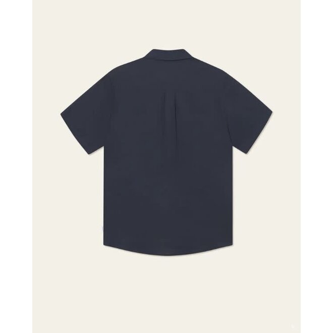 Kris Linen Shirt in Dark Navy