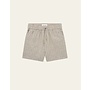 Otto Linen Shorts in Walnut/Light Ivory