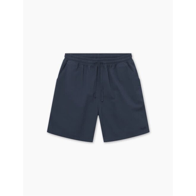 Hush Seersucker Shorts in Navy