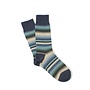 Sarape Stripes Crew in Blue Grey