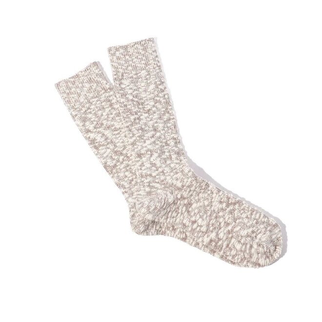 Lightweight Slub Crew in Beige